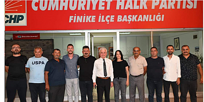 CHP FİNİKE İLÇE BAŞKANI UYGAR ÇARBAN: 