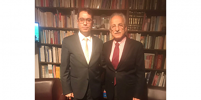 CHP ISPARTA BELEDİYE BAŞKAN A. ADAYI YILDIZ, CHP ESKİ GENEL BAŞKANI KARAYALÇIN İLE BİR ARAYA GELDİ