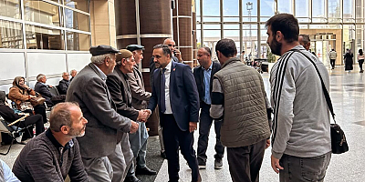 CHP’li Doğan, hasta ve yakınlarını ziyaret etti