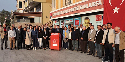 CHP Şanlıurfa İl Başkanlığı’ndan Ahmet Özer açıklaması