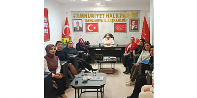 CHP Şanlıurfa İl Kadın Kolları Başkanı Şükran Güzel Zent: “Eşitlik ve Adalet İçin Mücadeleye Devam”