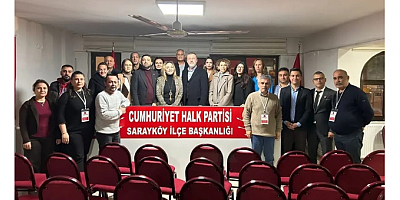 CHP SARAYKÖY İLÇE BAŞKANI EFE: “BİRLİKTE ÖĞRENİYOR, BİRLİKTE GÜÇLENİYORUZ”