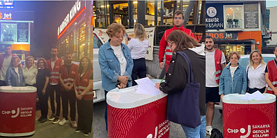 CHP SERDİVAN İLÇE ÖRGÜTÜ, KADINLAR VE ÇOCUKLAR İÇİN İMZA TOPLADI