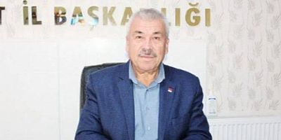 CHP Yozgat İl Başkanı Abdullah Yaşar: 