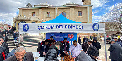 Çorum Belediyesi Afşin’i unutmadı