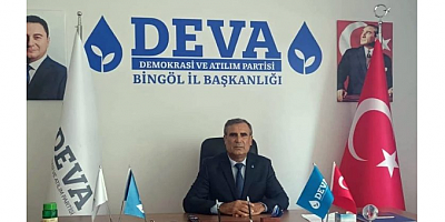 DEVA PARTİSİ BİNGÖL İL BAŞKANI NİHAT BARAÇ’TAN 1 MAYIS MESAJI: “EMEĞİ YÜCELTEN, ADALETİ TESİS EDEN BİR TÜRKİYE İÇİN ÇALIŞIYORUZ”