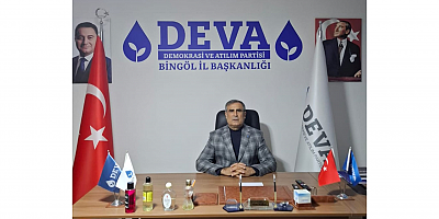 DEVA Partisi Bingöl İl Başkanı Nihat Baraç’tan Öğretmenler Günü Mesajı