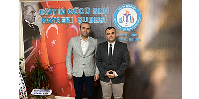 DEVA SPOR KULÜBÜ BAŞKANI BEKİR ULU’DAN EĞİTİM GÜCÜ SEN KAYSERİ ŞUBESİ’NE HAYIRLI OLSUN ZİYARETİ