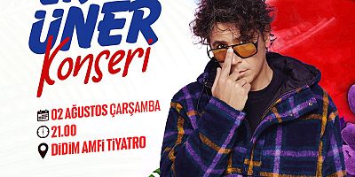 DİDİM AMFİ TİYATRO’DA ERSAY ÜNER RÜZGARI ESECEK