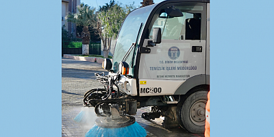 DİDİM BELEDİYESİ OKULLARDA TEMİZLİK ÇALIŞMALARINI SÜRDÜRÜYOR