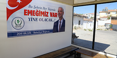 Dilek, Tirkeş ve Azimli'ye Kapalı Servis Bekleme Durakları Yapıldı