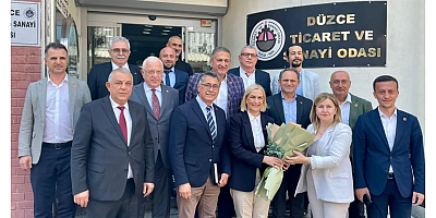 ECEVİT KELEŞ: “DÜZCE MİTİNGİ ÖNCESİ KURUMLARIMIZI ZİYARET ETTİK”