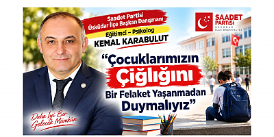 Eğitimci ve Psikolog Kemal Karabulut: “Çocuklarımızın Çığlığını Felaket Olmadan Duyalım”