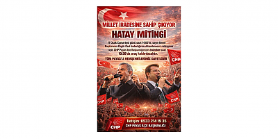 Erdinç Keskin: Millet İradesine Hatay’da Hep Birlikte Sahip Çıkacağız