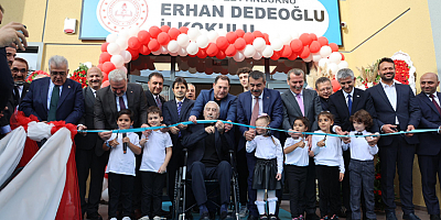Erhan Dedeoğlu İlkokulu Milli Eğitim Bakanı Prof. Dr. Yusuf Tekin’in Katılımıyla Açıldı