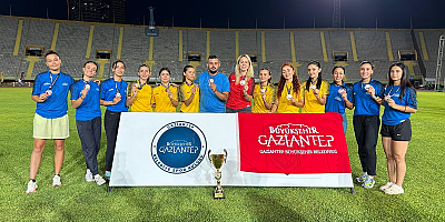 GAZİANTEP BÜYÜKŞEHİR BELEDİYE SPOR KULÜBÜ’NDEN ATLETİZMDE TARİHİ BAŞARI