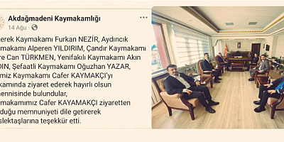 GELECEK PARTİSİ YOZGAT İL BAŞKANI AYDOĞMUŞ: 