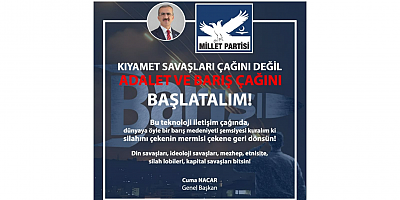 Genel Başkan Cuma Nacar: 