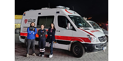 Güler Özel Ambulans Ekibi Olay Yerinde Hayat Kurtardı