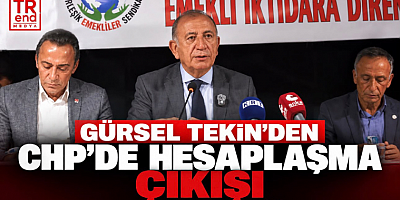 Gürsel Tekin’den CHP’de hesaplaşma çıkışı: “Beyaz taşları da temizleyeceğiz”