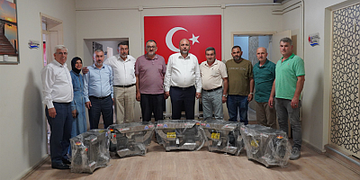 HAGEL den Orhangazi’ye Hibe Beş Salça Makinası