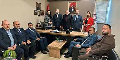 Hakan Yazıcı’dan, Güven tazeleyen Ali Ak’a Tebrik Ziyareti