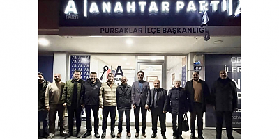 Hüseyin Benek’ten Anahtar Parti Pursaklar İlçe Başkanlığına Hayırlı Olsun Ziyareti