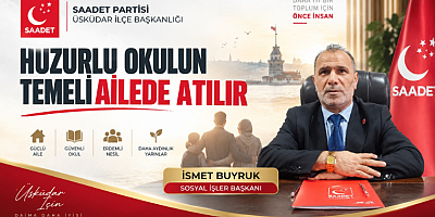HUZURLU OKULUN TEMELİ AİLEDE ATILIR İsmet Buyruk: “Çocuklarımızın yalnızca karnesini değil, kalbini de takip etmeliyiz”