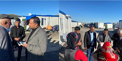 İl Başkanı Engin Doğan, K-12 Konteyner Kentte Yaşanan Sorunlara Dikkat Çekti.!