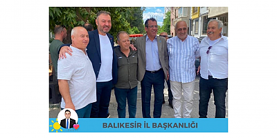 İl Başkanı Hasan Fehmi Yörük Havran'da Vatandaşlarla Buluştu