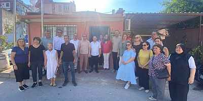 İlçe Başkanı Cahit Can Tekin Çay Mahallesi'nde Muhtar ve Vatandaşlarla Bir Araya Geldi