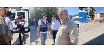İlçe Başkanı Cahit Can Tekin Kimyasal Sızıntının Takipçisi Olacaklarını Belirtti