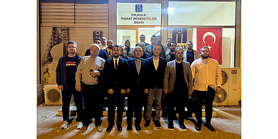 İRFAN KARATUTLU’DAN İNŞAAT MÜHENDİSLERİ ODASI’NA ZİYARET