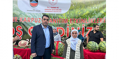 İYİ Parti Diyarbakır İl Başkanı Abdullah Erenkara Diyarbakır Karpuz Festivali’ne Katıldı