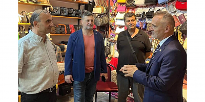 İYİ PARTİ EDİRNE MİLLETVEKİLİ PROF. DR. MEHMET AKALIN'DAN ESNAF ZİYARETİ: 
