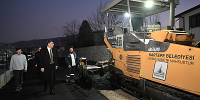 KARTEPE FSM’DE ASFALT SERİMİ TAMAMLANDI