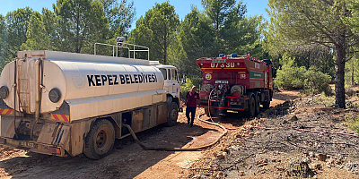 Kepez’de orman yangını felaketi ucuz atlatıldı