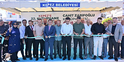 Kepez’in 18’nci kütüphanesi kapılarını açtı
