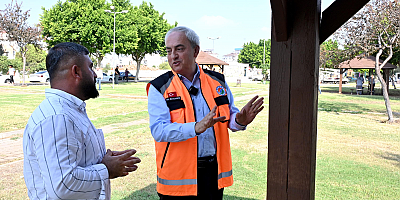 Kocagöz, çalışmaları yerinde inceliyor