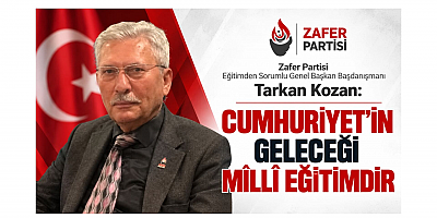 Kozan: Cumhuriyet'in Geleceği Millî Eğitimdir