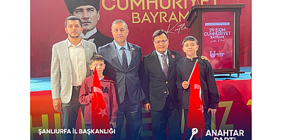 Metin Baydar: Cumhuriyetimizin 103. Yıl Coşkusunu Şanlıurfa’da Paylaştık