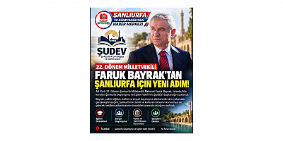 Metin Baydar: Mehmet Faruk Bayrak’ı ŞUDEV Başkanlığı Dolayısıyla Tebrik Ediyorum