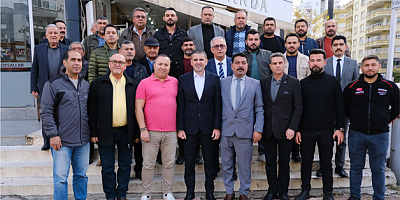 Mezitli Esnaf ve Sanatkârlar Kredi ve Kefalet Kooperatifi Yönetim Kurulu Başkanı Bünyamin Önel’den Ahmet Serkan Tuncer’e Destek