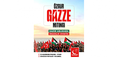 NURGÜL BEYTİYE EKİNCİ: “ÖZGÜR GAZZE MİTİNGİ’NDE MAZLUMLARIN SESİ OLACAĞIZ”