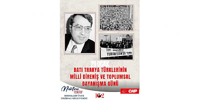 Nurten Yontar: “Batı Trakya Türklerinin Direnişi Onurun ve Kimliğin Simgesidir”