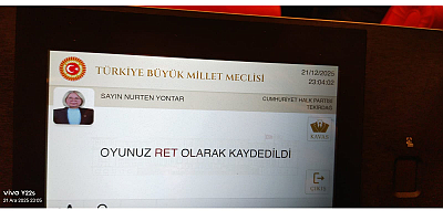 Nurten Yontar: “Yoksuldan Alıp Zengine Aktaran 2026 Bütçesine Ret Oyu Verdik”