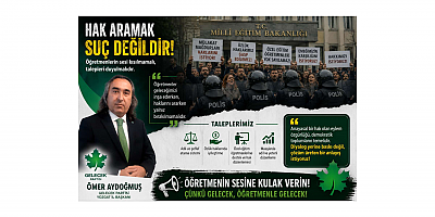 ÖĞRETMENLERİN SESİNE KULAK VERİN, GÖZALTILARLA ADALET SAĞLANMAZ