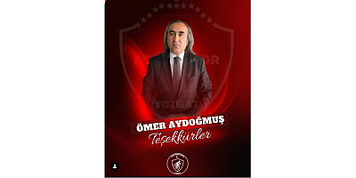 Ömer Aydoğmuş’tan Yozgat Bozok Spor’a anlamlı destek