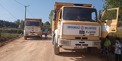 Orhangazi Belediyesi Fen İşleri Ekipleri Her Yerde