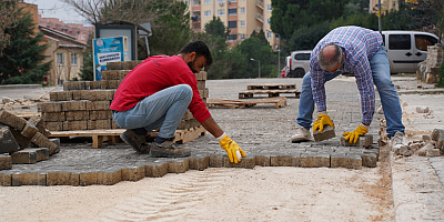 Orhangazi Belediyesi’nden TOKİ bölgesinde 2500 M²’lik Parke Çalışması
